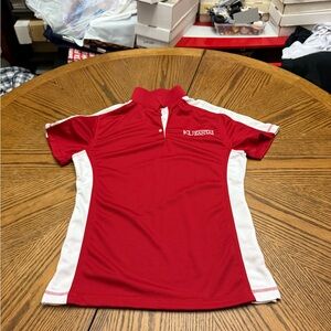 Featherlite KU Jayhawks Women's Red Polo Shirt